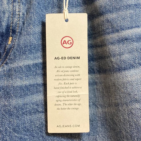 AG Adriano Goldschmied Women's Ex Boyfriend Slim Jeans Sz 27 New With Tags - Picture 5 of 7